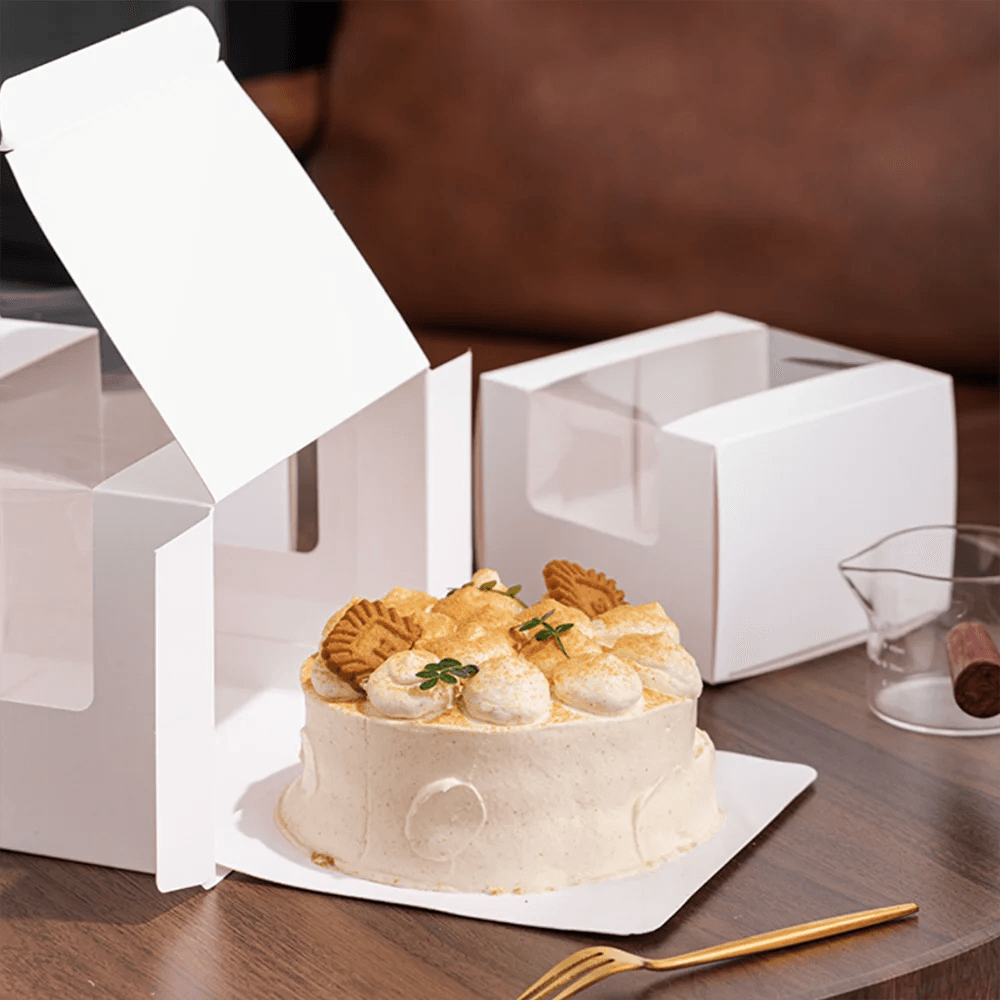 White Cardboard Cake Box - allin1packaging