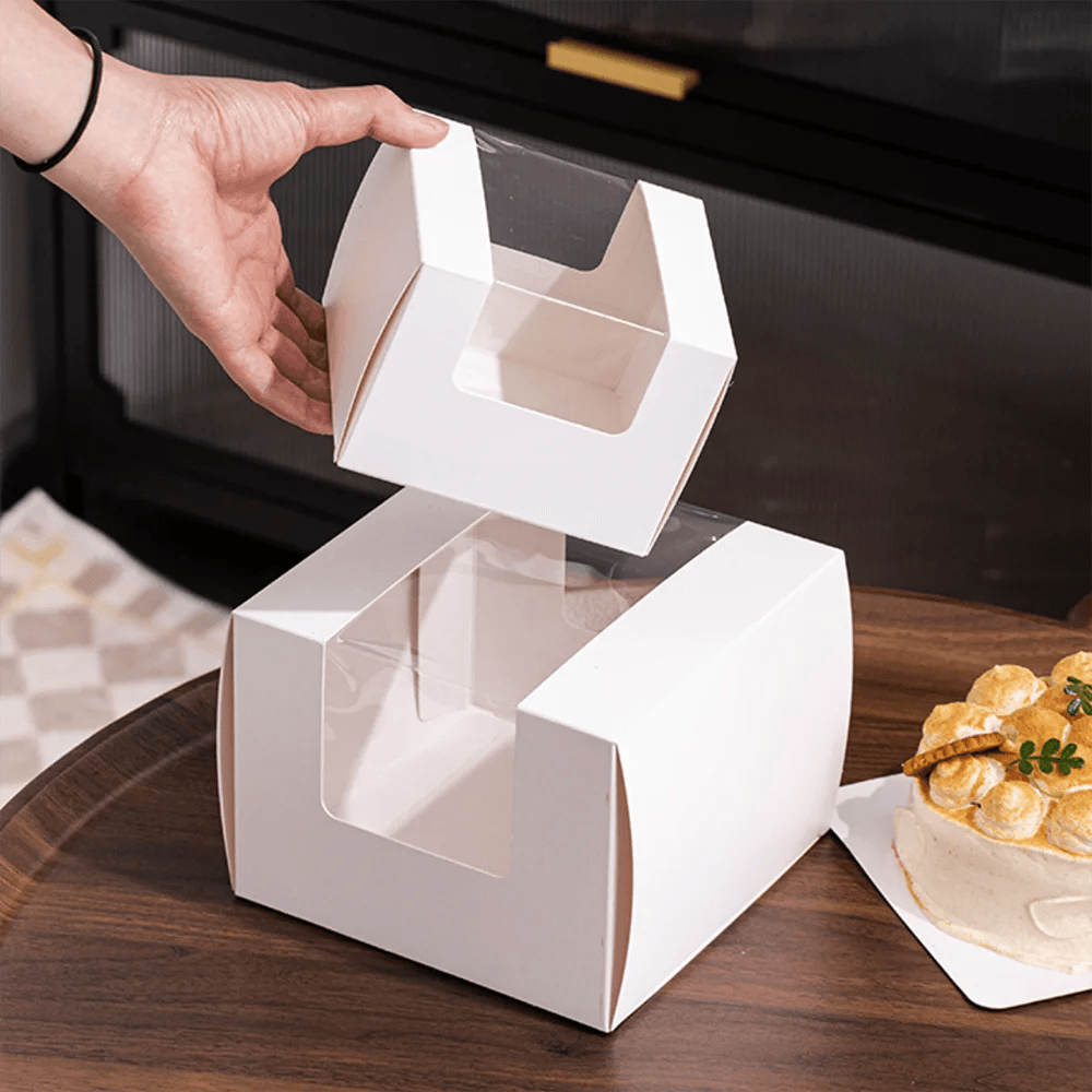 White Cardboard Cake Box - allin1packaging