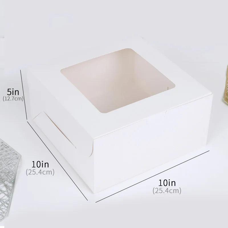 Kraft Paper Cake Packaging Boxes - allin1packaging