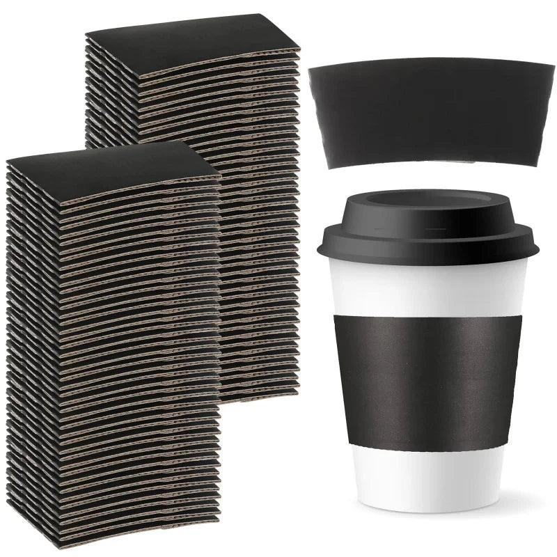 Customized productWholesale Custom Disposable Paper Coffee Cup Sleeves Recyclable Kraft Coffee Cup Sleeve - allin1packaging